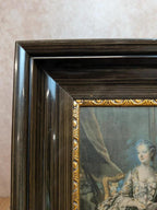 Cadre vintage Madame de Pompadour – impression sur tissu
