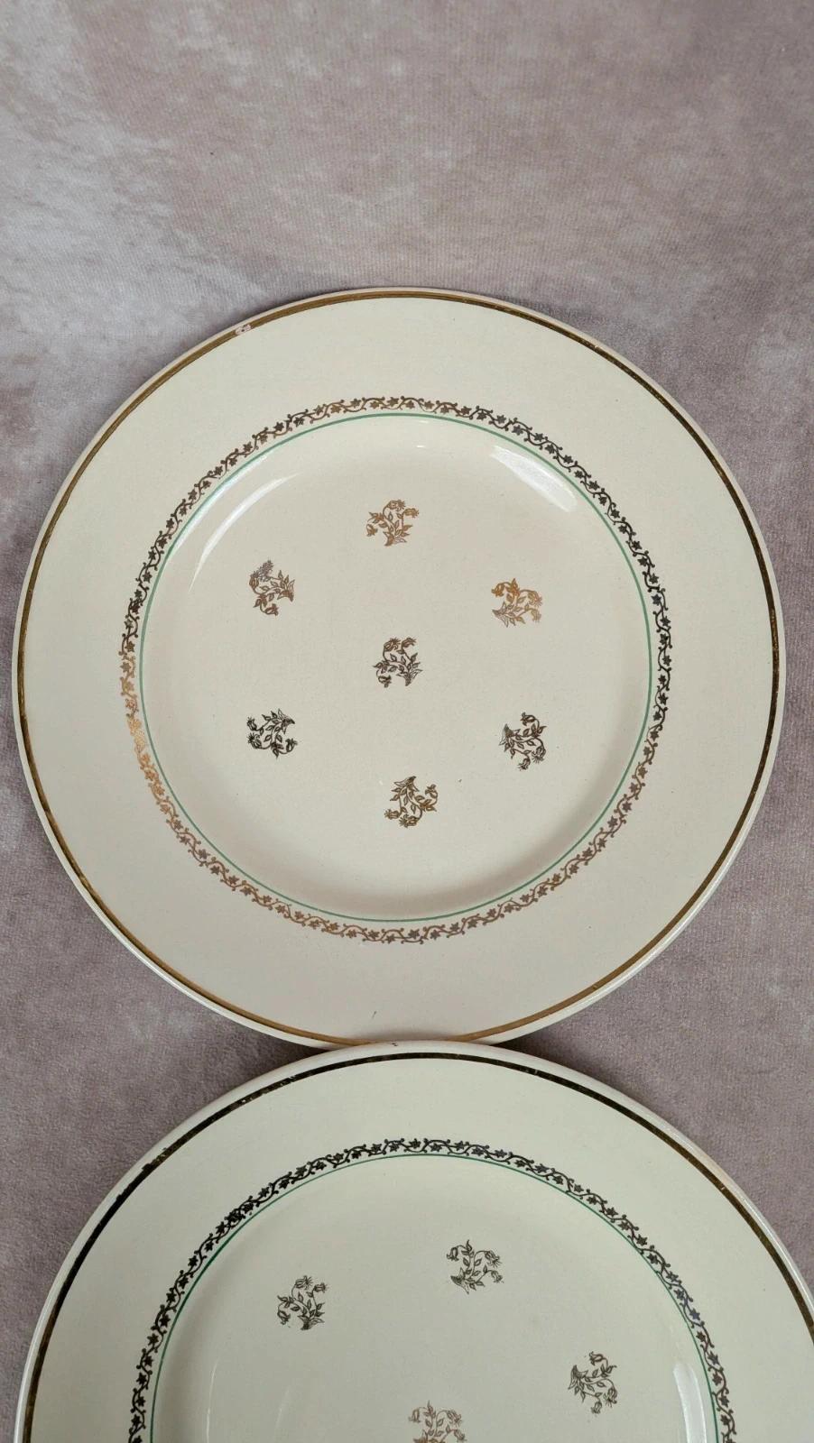Lot de 6 assiettes plates Gien