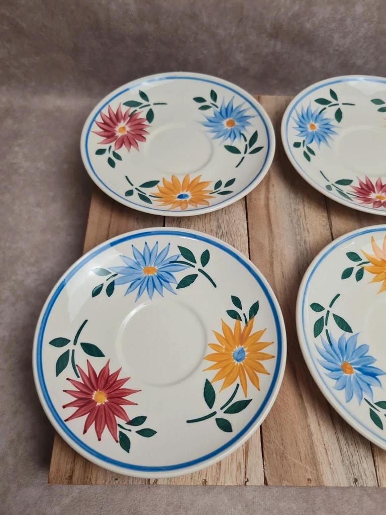 Lot de 6 coupelles à café Hbc “rustique” fleurs colorées 🌼