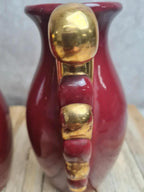 Paire de vases vintage Pl France – manufacture Poët-laval – modèle V38 bis 🌺