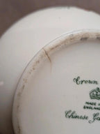 Ensemble théière et pot à lait vintage Crown Ducal Chinese Garden – Angleterre