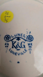 Compotier ancien K&g Lunéville – Modèle Lunel