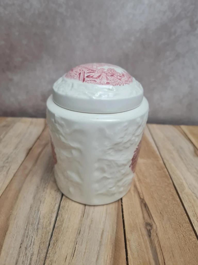 Boîte ancienne Masons Vista rouge – Terre de fer anglaise 🇬🇧