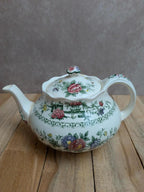 Ensemble théière et pot à lait vintage Crown Ducal Chinese Garden – Angleterre
