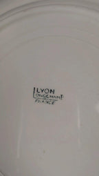 Lot de 6 assiettes plates Longchamp