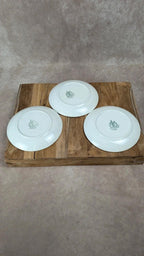 Lot de 3 petites assiettes Moulin des Loups – Modèle Rosaces