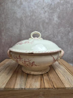Petite soupière ancienne Sarreguemines modèle Favori rose – Terre de fer