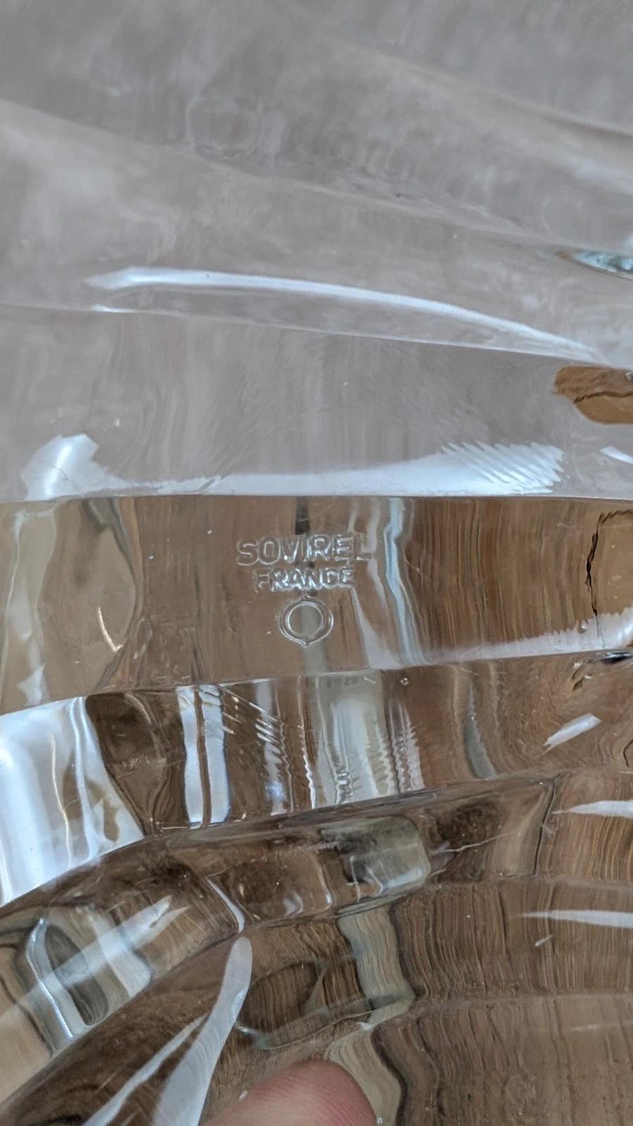Lot de 5 coquilles en verre Sovirel France
