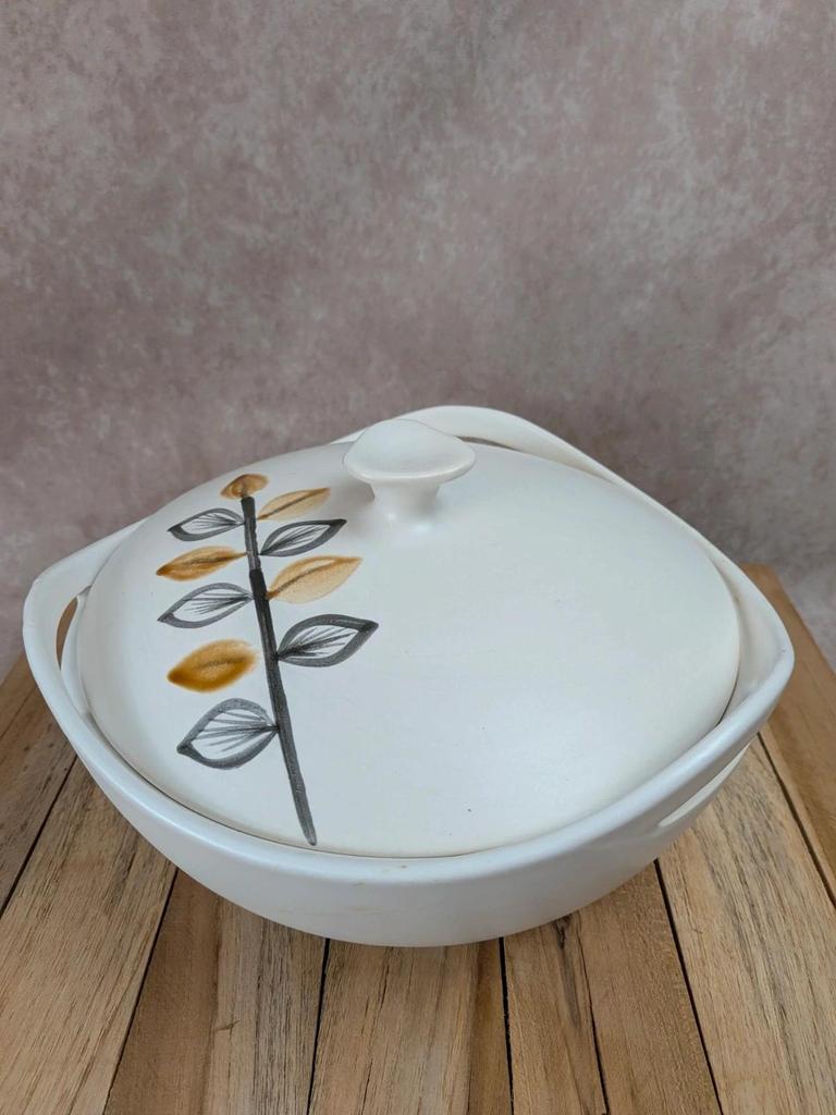 Soupière vintage Niderviller années 70 – style Capron Vallauris