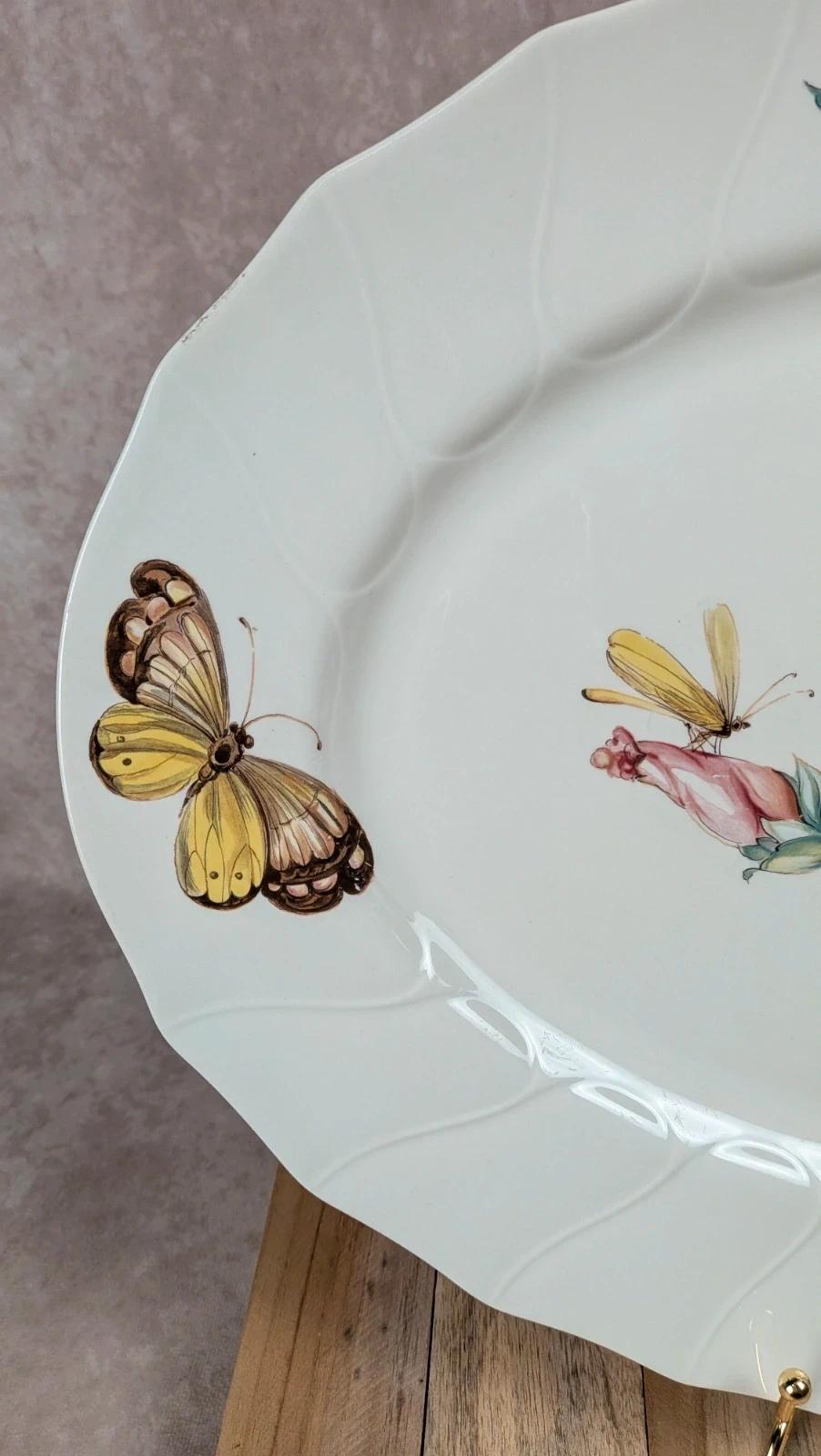 Grand plat ovale Villeroy & Boch – Modèle Bouquet