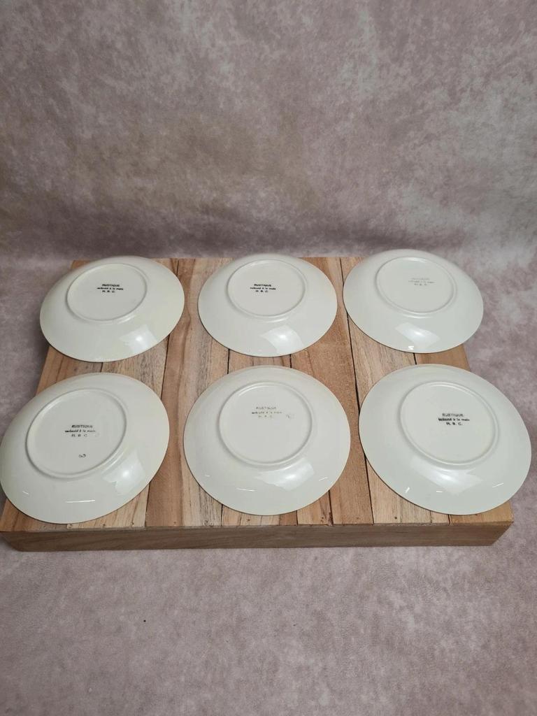 Lot de 6 coupelles à café Hbc “rustique” fleurs colorées 🌼