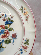 Grand plat rond Villeroy & Boch Phoenix – Terre de fer – 33,5 cm – Oiseaux exotiques