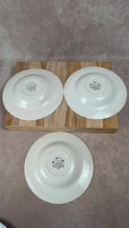 Lot de 3 assiettes creuses + plat – Myott Finlandia – Angleterre