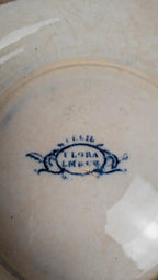 Compotier ancien Creil & Montereau – Modèle Flora –