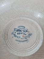 Ancienne soupière Sarreguemines, Modèle Bertha fin Xixe, grande pièce décorativ