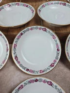 🌸 Lot ancien 10 coupelles + grand saladier 🍃