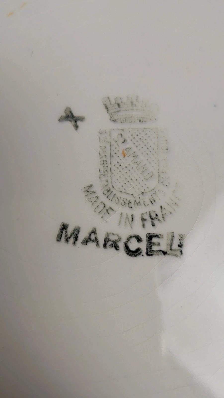 Plat rond creux Saint-amand modèle Marcel