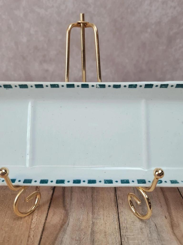 Porte-brosse à dents / porte-peigne Gien modèle Tanger – porcelaine vintage