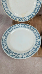 Lot de 4 assiettes vintage Creil & Montereau – Service Varsovie