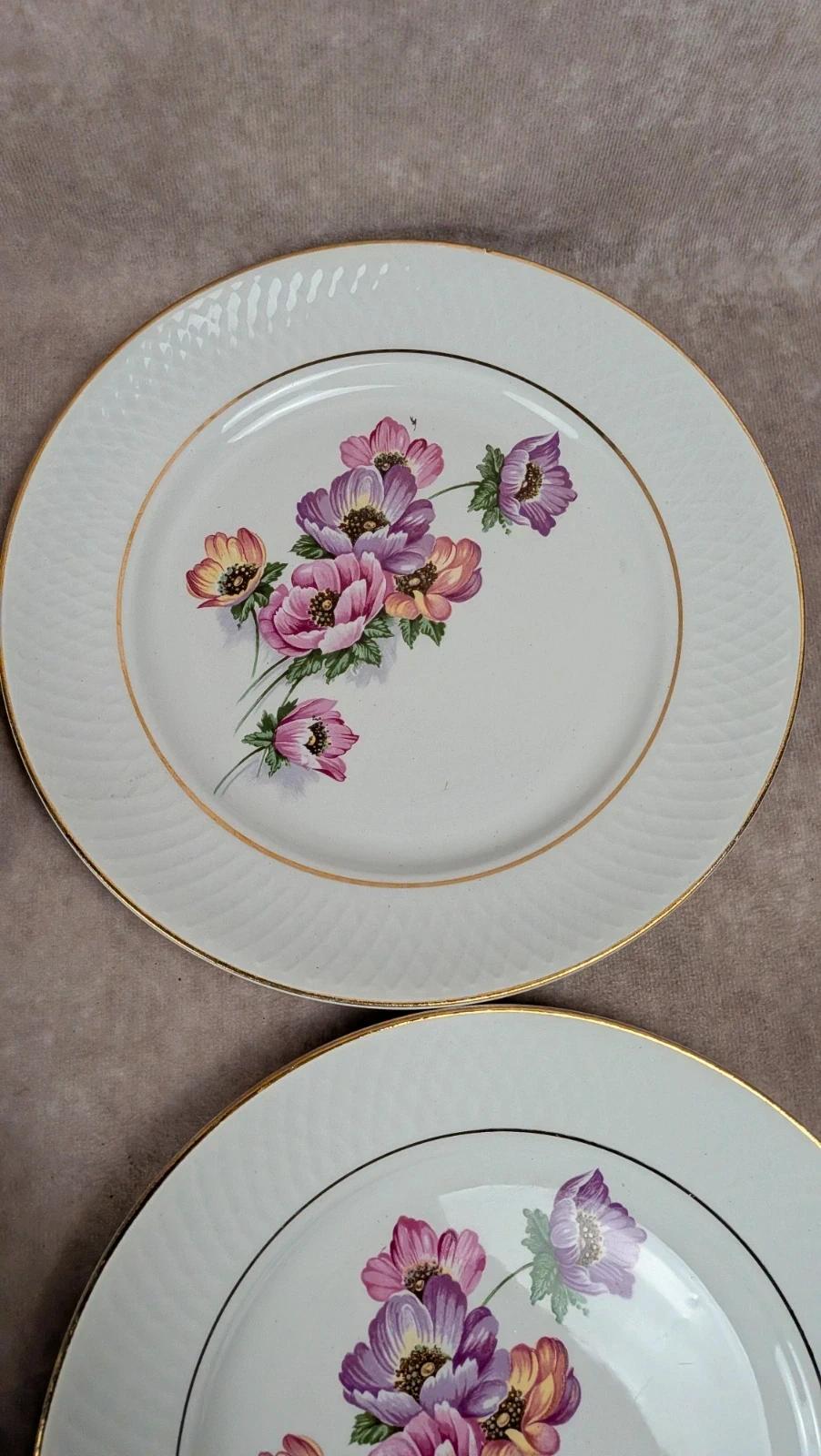 Lot de 6 assiettes plates Trieste – Moulin des Loups
