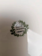 4 assiettes creuses Limoges dorure