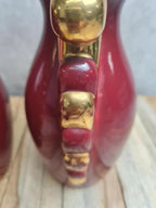 Paire de vases vintage Pl France – manufacture Poët-laval – modèle V38 bis 🌺