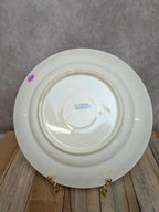 Assiette ancienne Terre de Fer Longchamp modèle Lutèce