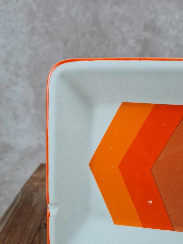Vide-poches / cendrier Gien “flèches” vintage années 70 🧡💜