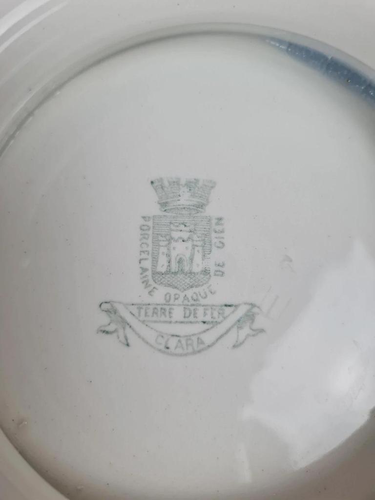 Compotier sur pied ancien Gien – Modèle Clara, Terre de fer