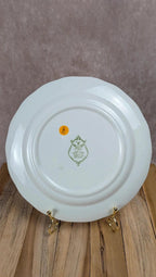 Assiette italienne English Landscape rouge