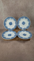 4 Assiettes anciennes Luneville – Modèle Mazarin