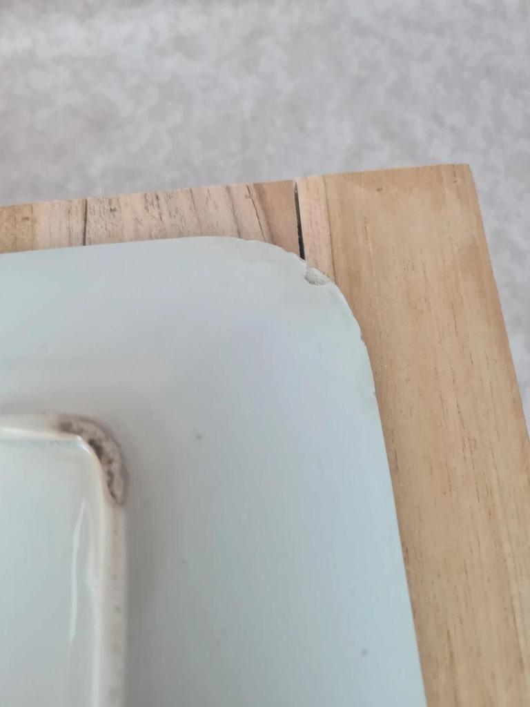 Légumière ancienne en bn terre de fer Sarreguemines “nancy” complète – plat + couvercle 💙