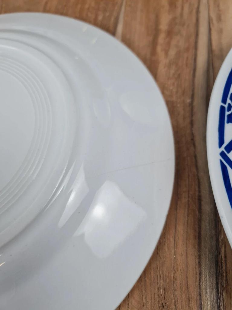 Lot de 4 assiettes à dessert Kg Lunéville – Modèle Lucien