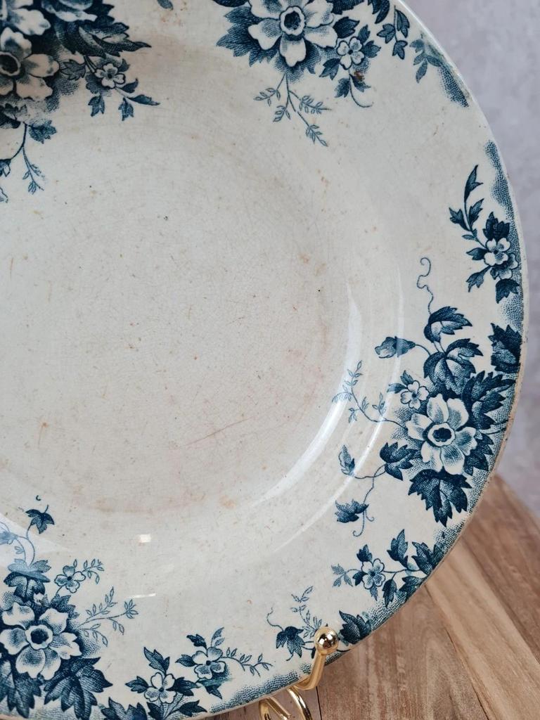 Assiette creuse ancienne Saint-amand modèle Marie-louise 🌸