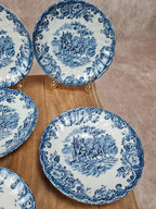 Lot de 7 sous-tasses Johnson Bros Coaching Scenes 🐎💙