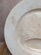 Assiette ancienne Sarreguemines modèle China terre de fer