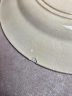 Lot de 6 assiettes plates anciennes Gien – Terre de Fer – modèle Bengale