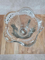 Vase en cristal épais, style Daum / Vsl