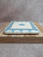Dessous de plat ancien Creil et Montereau modèle Henry Ii – Terre de fer bleue