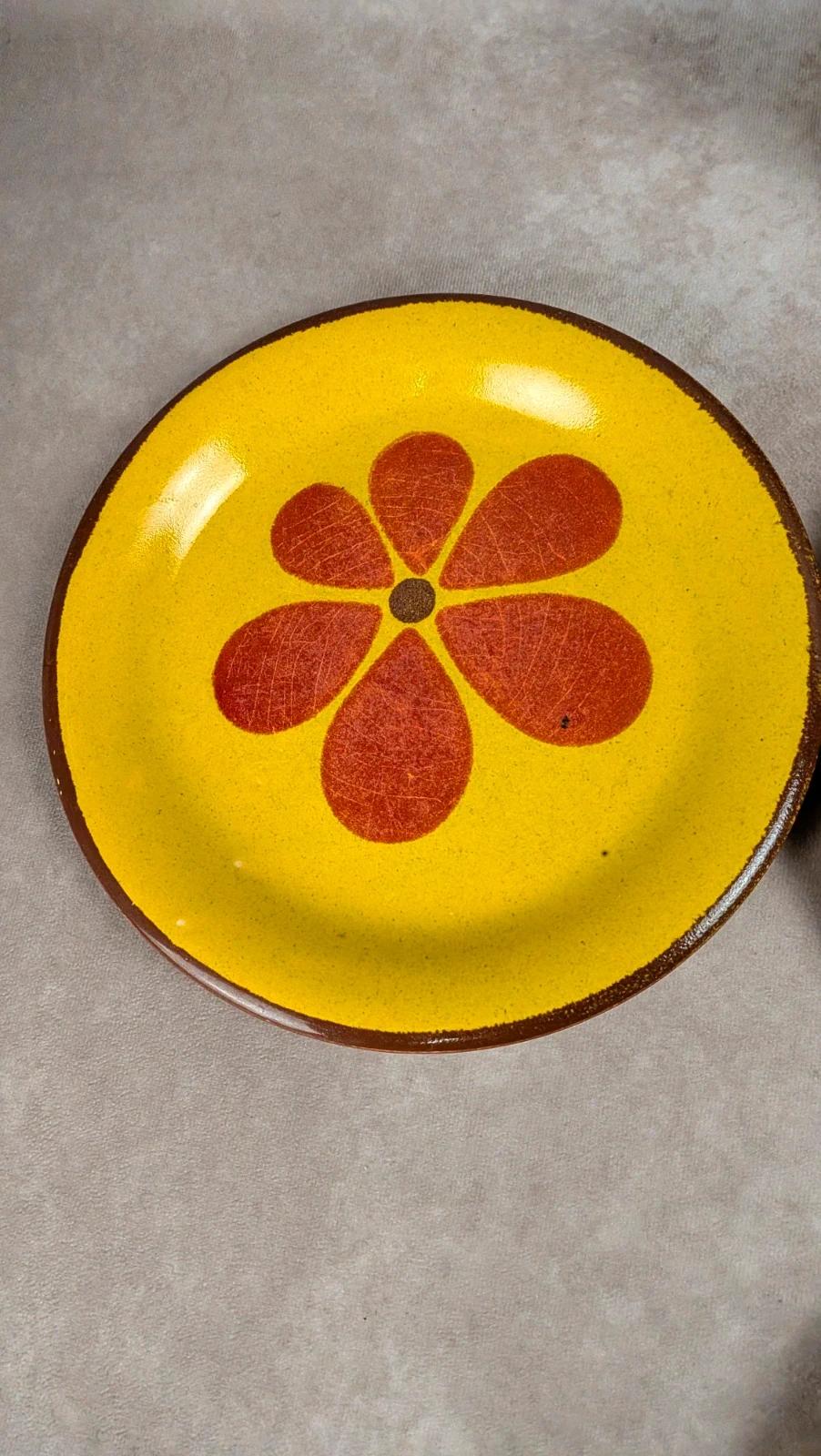 Lot de 8 assiettes plates Saint-clément vintage