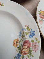 Lot de 8 assiettes creuses anciennes Faïencerie d’onnaing