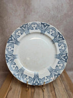 Plat ancien Terre de Fer Kg Lunéville modèle Sarah