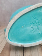 Pichet St-clément modèle Aigle 🐦 turquoise céramique vintage
