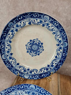 Assiettes anciennes Jules Vieillard Bordeaux – Service “louis Xv” lot de 5