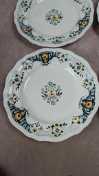 Lot de 6 assiettes plates Longchamp