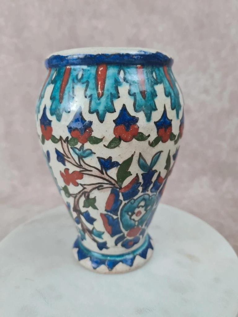 Vase en céramique arménienne – Balian & Karakashian, Jérusalem Palestine, années 30 🌿
