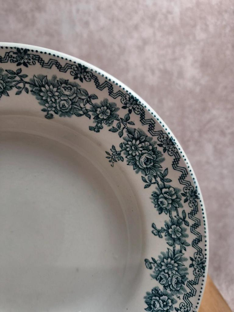 Assiette creuse ancienne Saint-amand – Modèle Argenton
