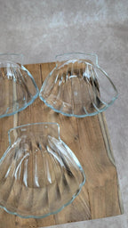 Lot de 5 coquilles en verre Sovirel France