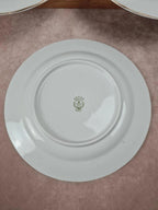 🩷 Lot de 6 assiettes en porcelaine Tognana – motif roses anciennes & liseré doré 🇮🇹