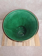 Grand vase Saint-clément modèle Ananas 🍍 vert – design Blanche Letalle – pièce vintage